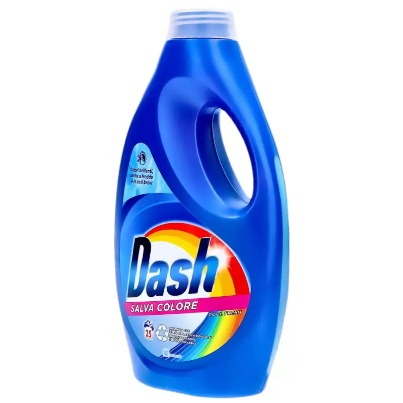 Dash Detergent lichid Automat Colorat 25x2 spalari, 1250 ml Bax 2 buc.